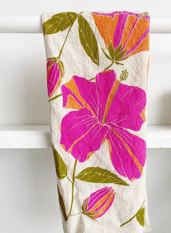 Dish Towel | Hibiscus Tea Towel
