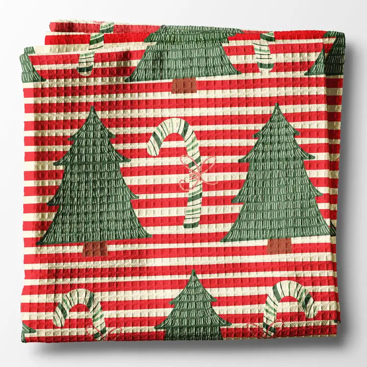 Christmas Retro Kitchen Dish Towel