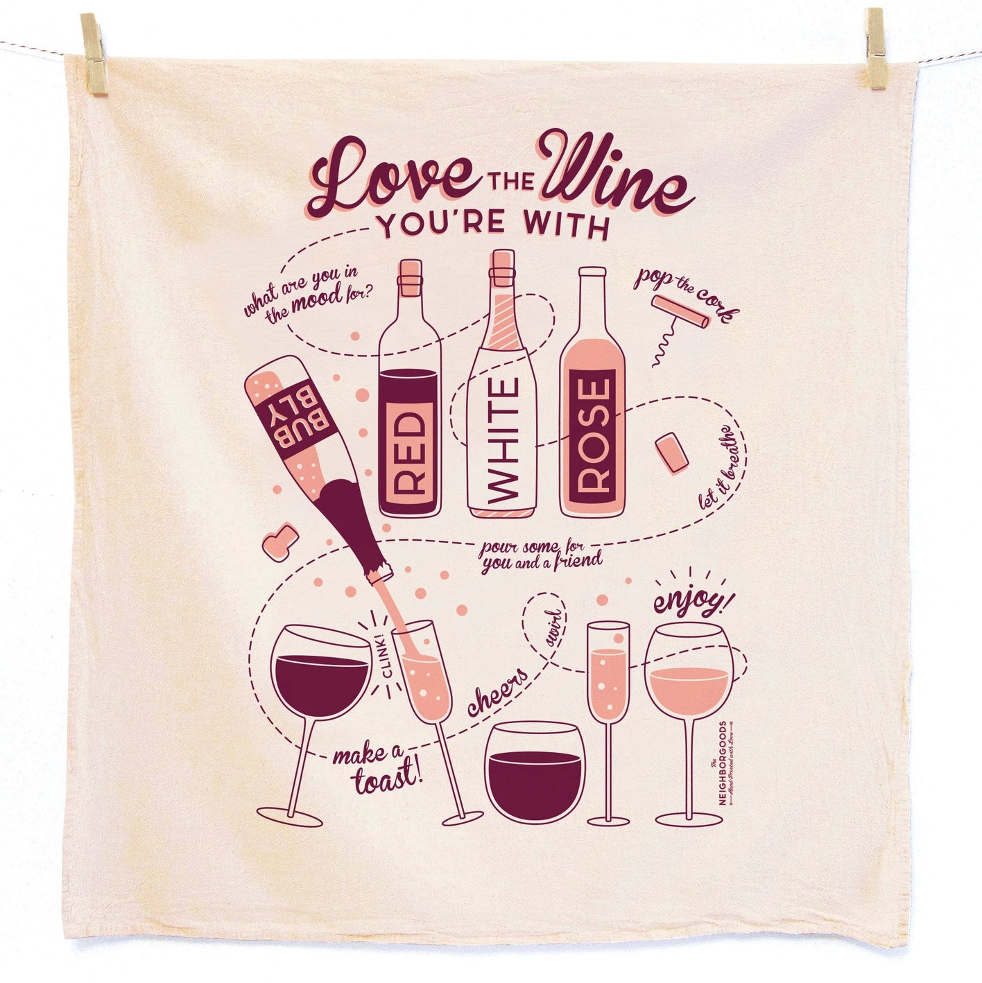Dish Towel | Love Wine