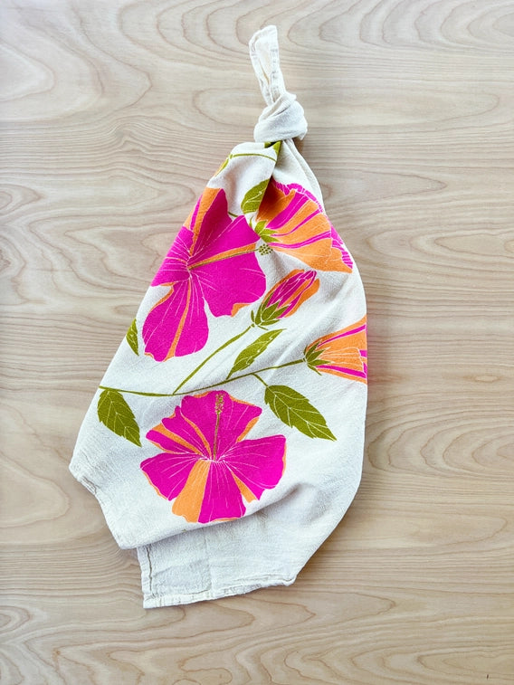 Dish Towel | Hibiscus Tea Towel