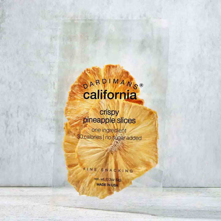 Crispy Pineapple Slices | Snack Pack W/Tray | 0.3 oz.