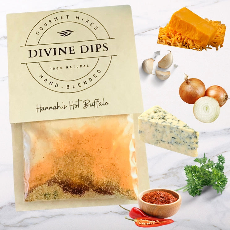 Hannah's Hot Buffalo Seasoning Dip Mix & Cheeseball