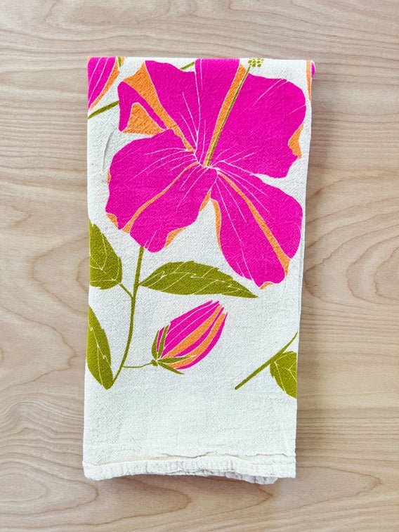 Dish Towel | Hibiscus Tea Towel