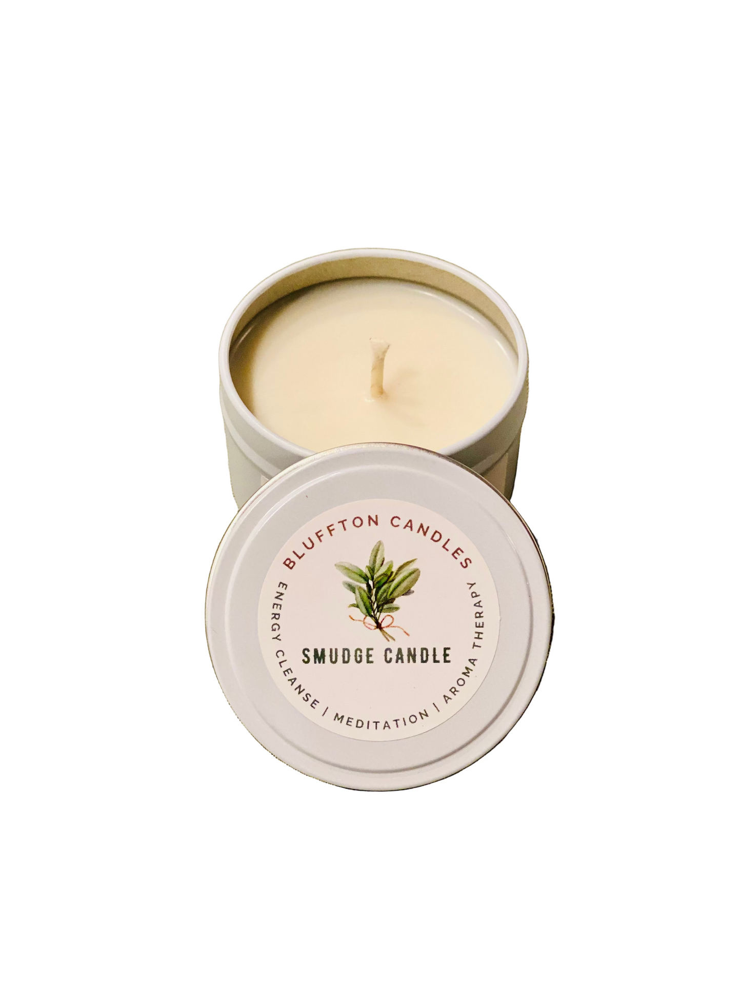 Smudge Candle Sage & Lavender | Tin Can 6 oz.