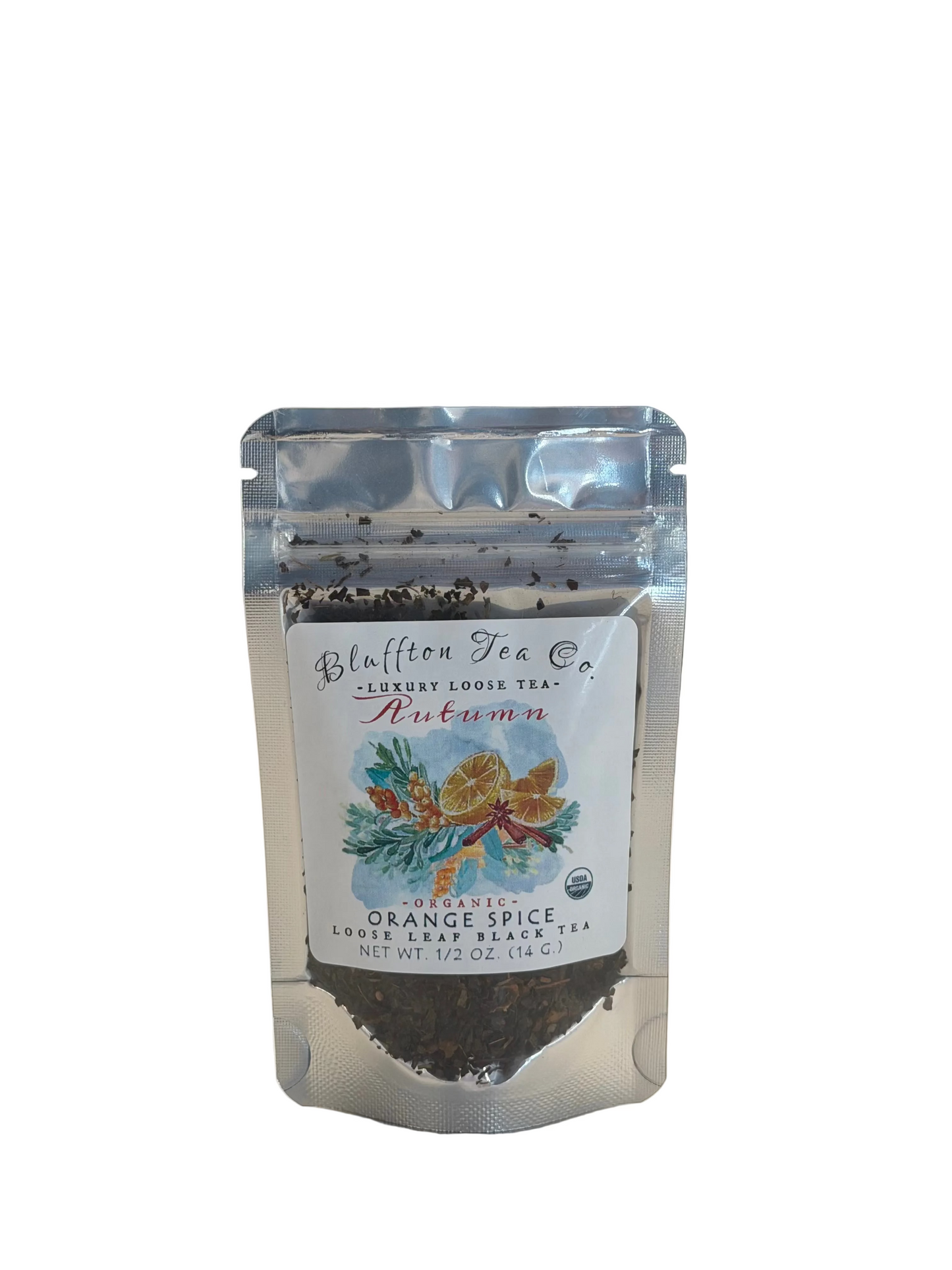 Orange Spice Bluffton Tea Co 1/2 oz.