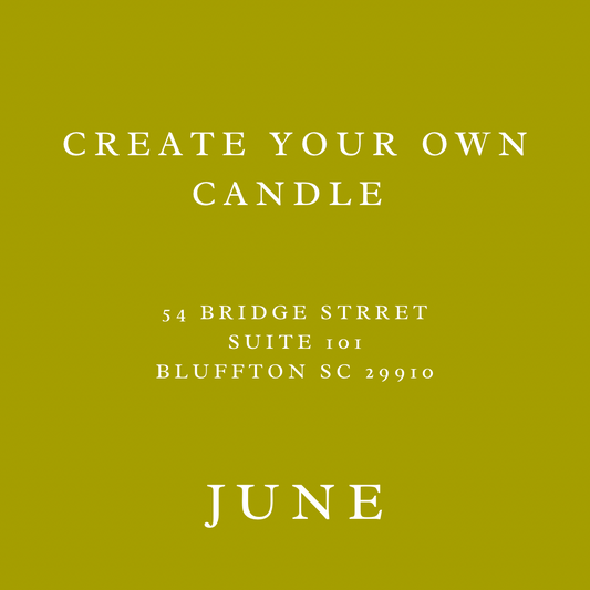 Create Your Own Candle | One Seat | June