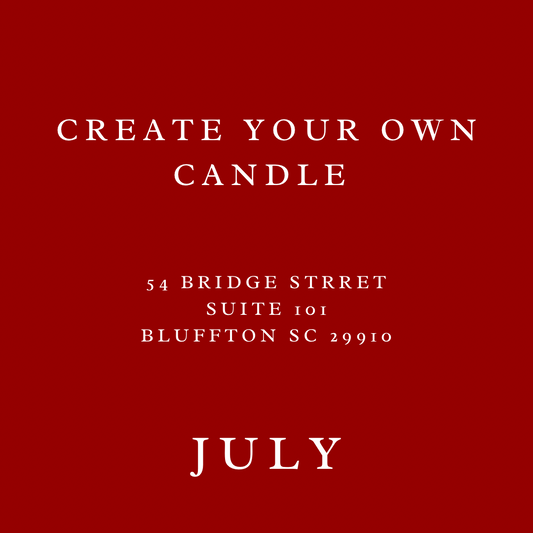 Create Your Own Candle | One Seat | July