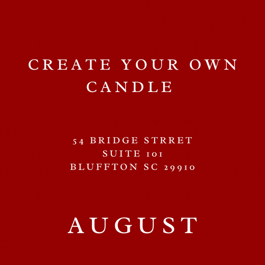 Create Your Own Candle | One Seat | August