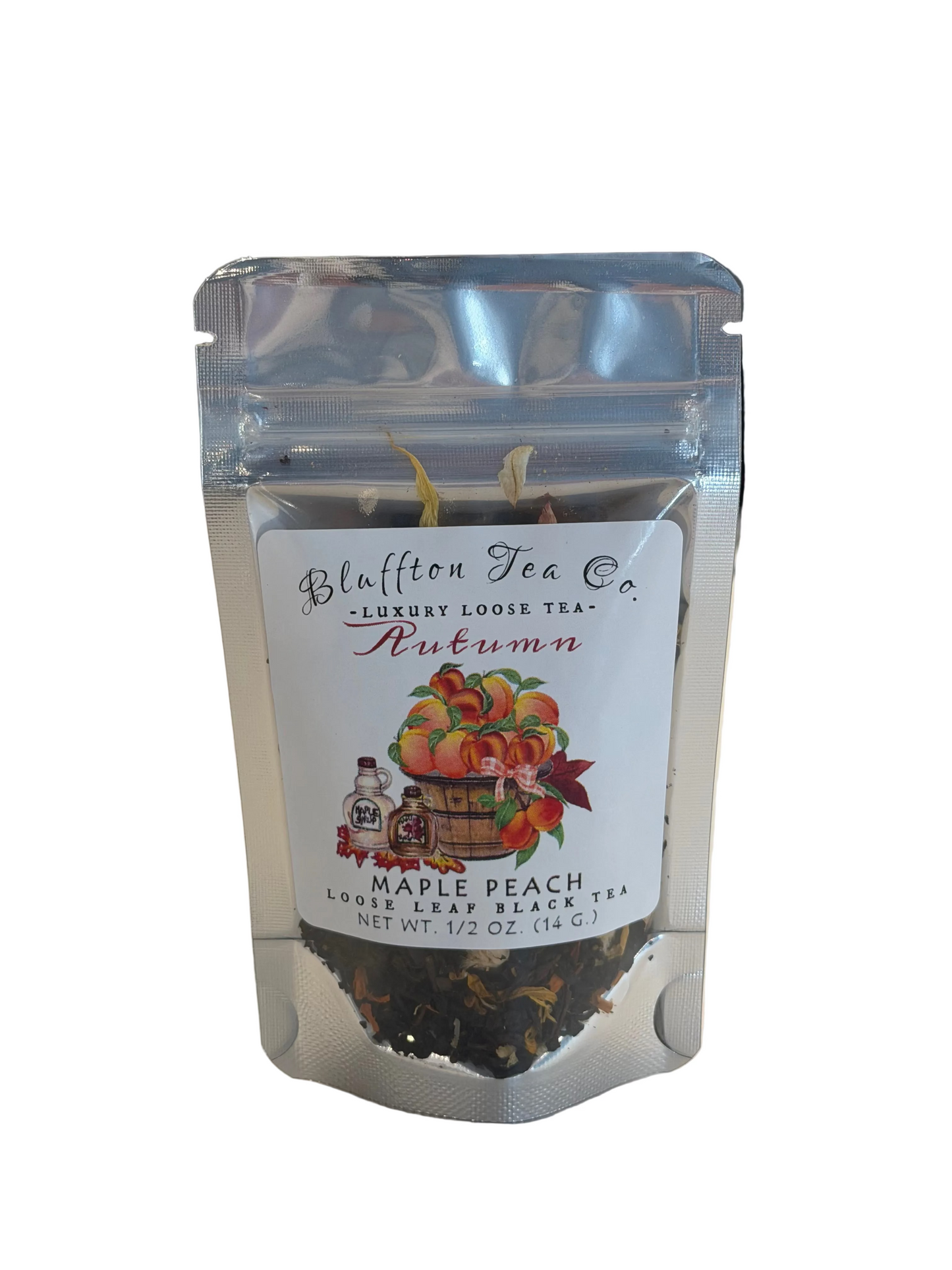 Maple Peach Bluffton Tea Co 1/2 oz.