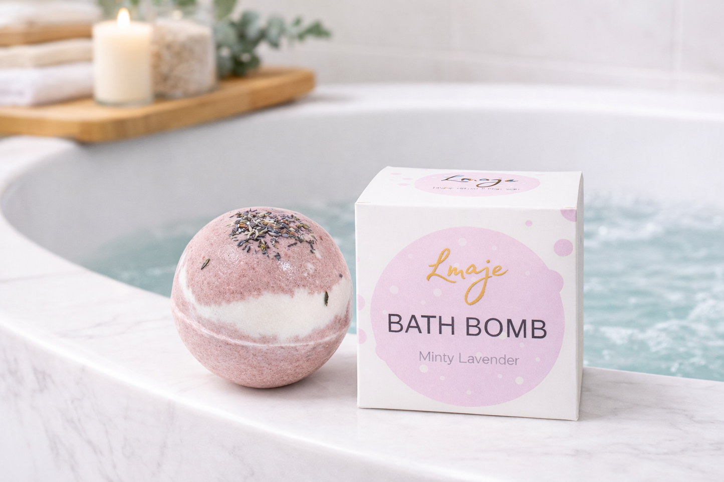 Lmaje | Lavender Bliss Bath Bomb