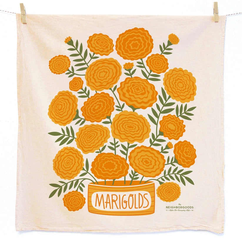 Dish Towel | Marigolds