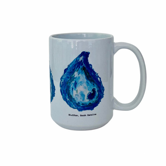 Mug | Oyster | Bluffton South Carolina | 15 oz.