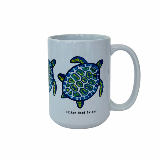 Mug | Sea Turtle | Hilton Head Island | 15 oz.