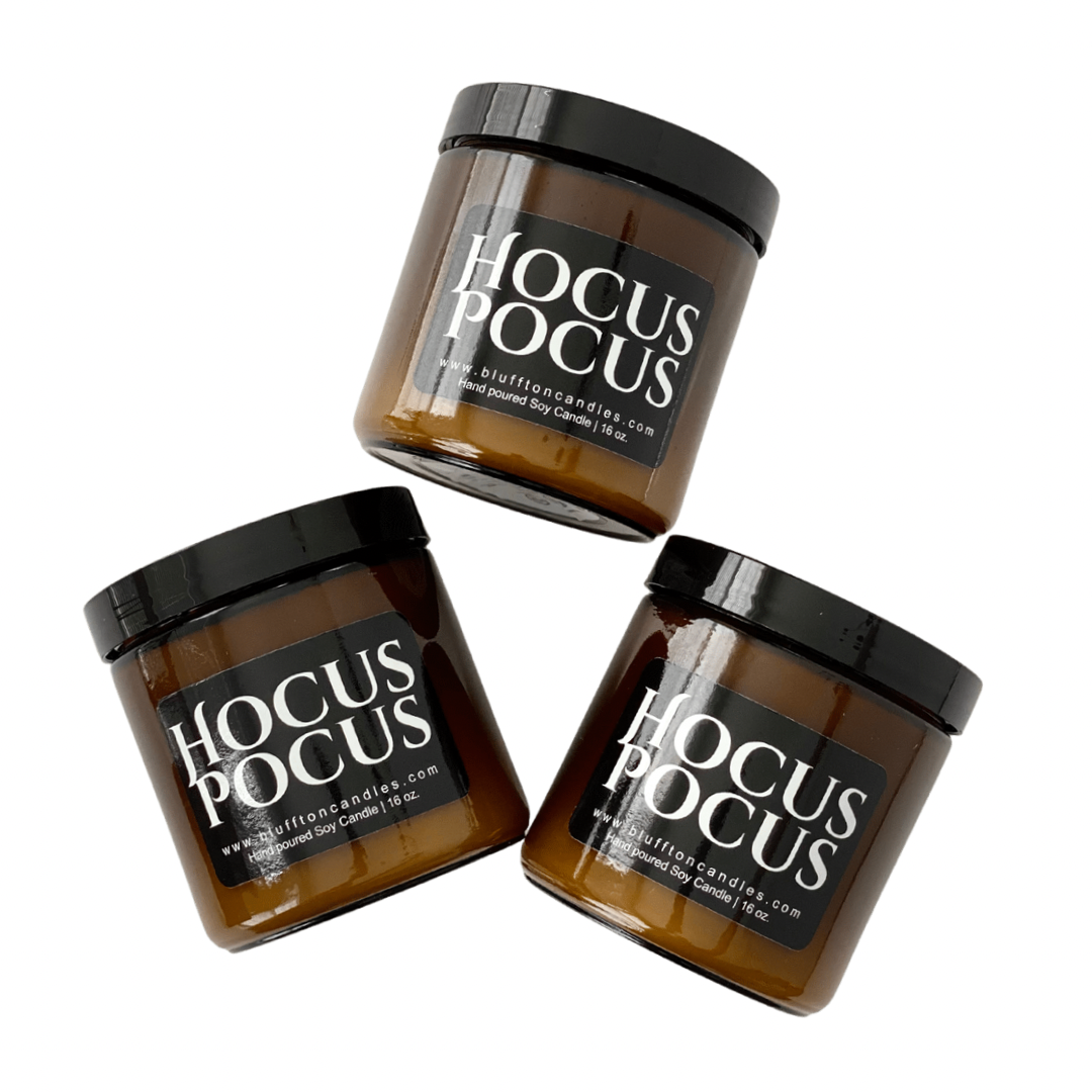 Hocus Pocus | 2 Wick | Amber Glass | 16 oz.