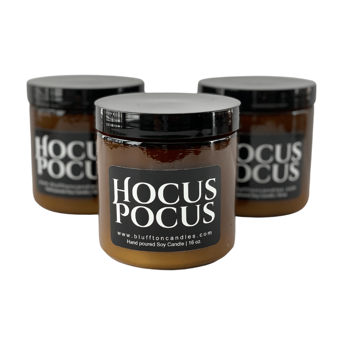 Hocus Pocus | 2 Wick | Amber Glass | 16 oz.