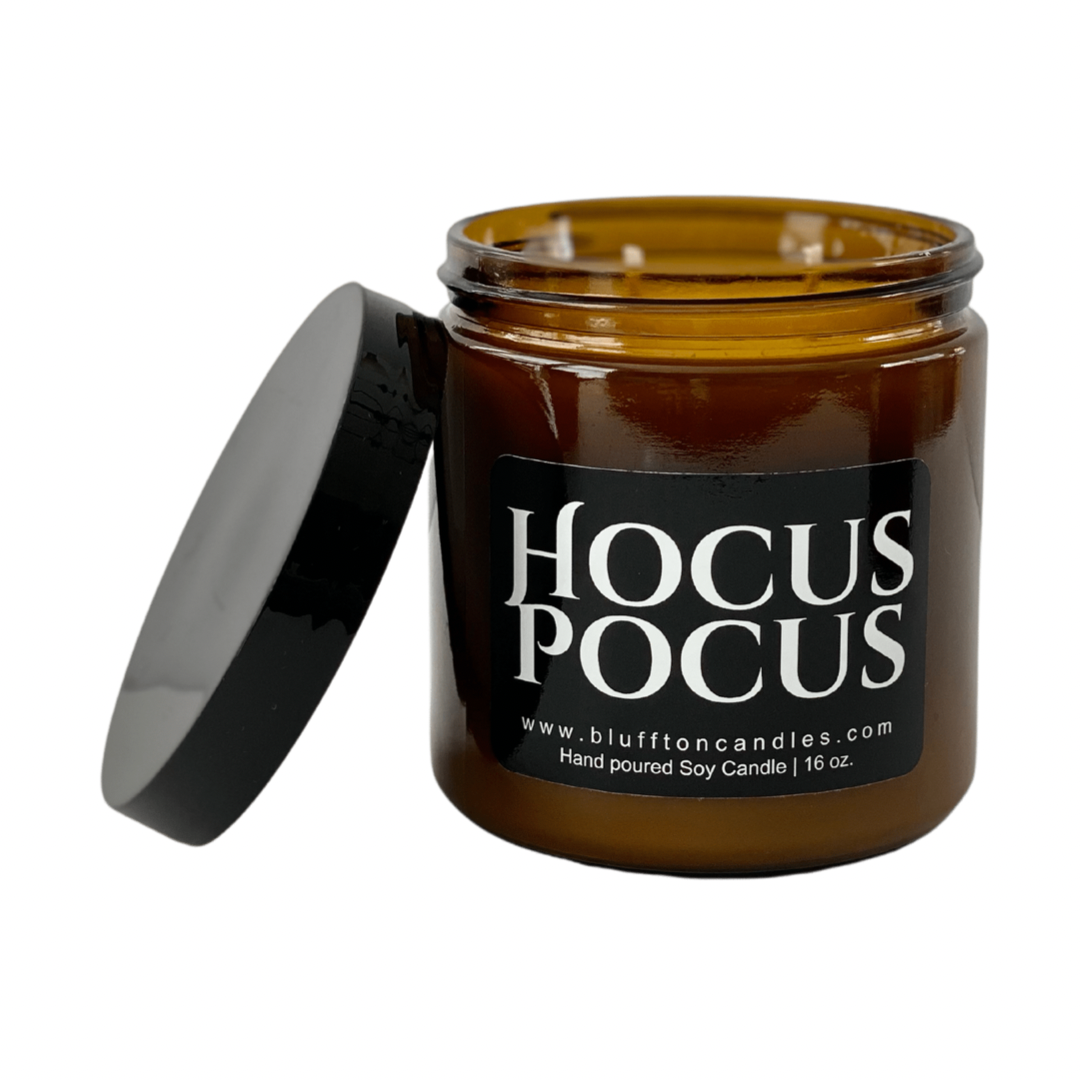 Hocus Pocus | 2 Wick | Amber Glass | 16 oz.
