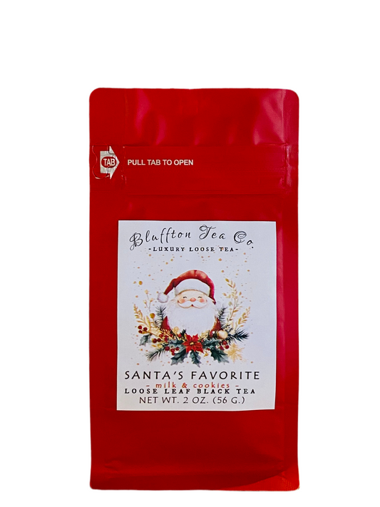Bluffton Tea Co | Santa's Favorite - Holiday Blend | Loose Leaf Tea | 2 oz.