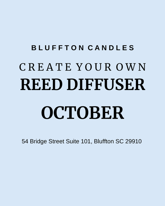 Create Your Own Reed Diffuser | One Seat (one reed diffuser) |  October