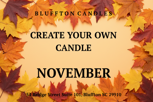 Create Your Own Candle | One Seat (one candle) | November