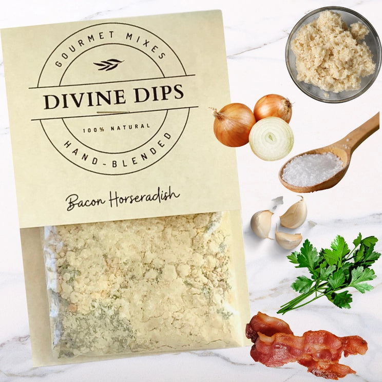 Bacon Horseradish Seasoning Dip Mix & Cheeseball