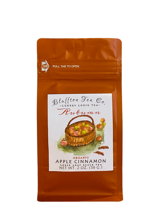 Bluffton Tea Co | Apple Cinnamon - Autumn Blend | Loose Leaf Tea | 2 oz.