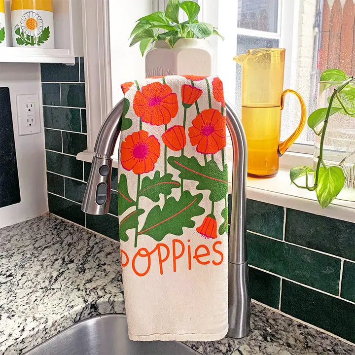 Dish Towel | Poppy Tea Towel