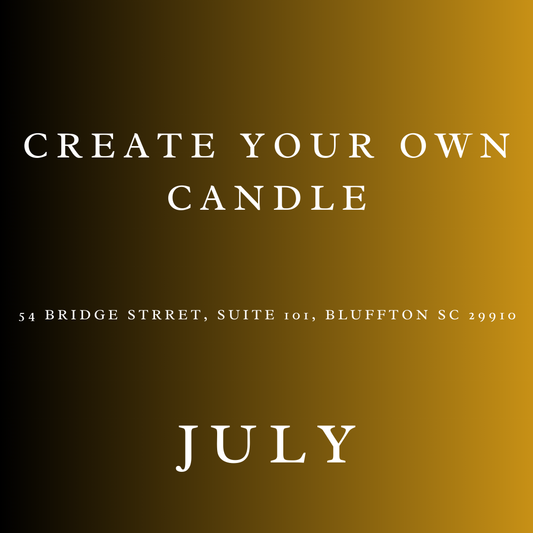 Create Your Own Candle | One Seat (one candle) | July
