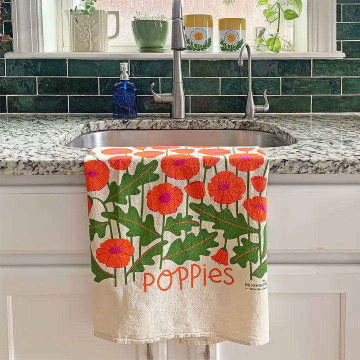 Dish Towel | Poppy Tea Towel