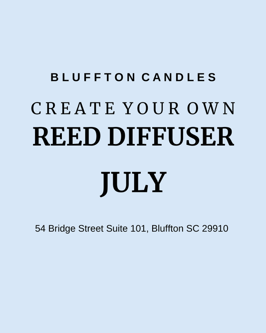 Create Your Own Reed Diffuser | One Seat (one reed diffuser) |  July