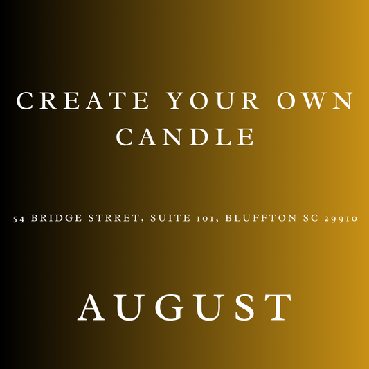 Create Your Own Candle | One Seat (one candle) | August