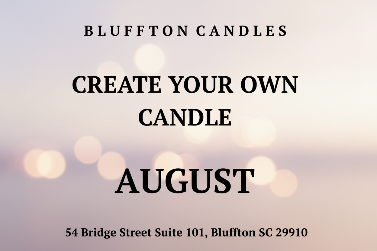 Create Your Own Candle | One Seat (one candle) | August
