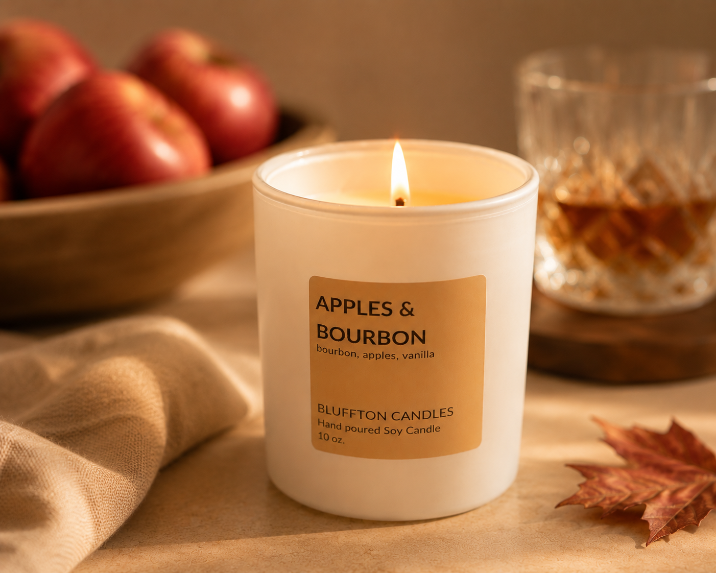 Apples & Bourbon Soy Candle | 10 oz.