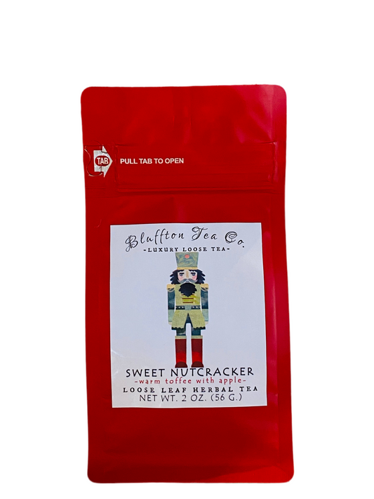 Bluffton Tea Co | Sweet Nutcracker - Holiday Blend | Loose Leaf Tea | 2 oz.