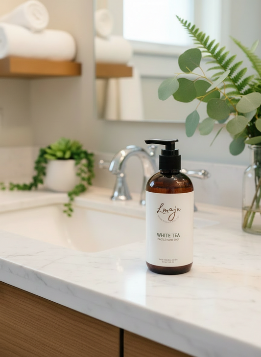 Castile Hand Soap 9.5 oz | White Tea | Lmaje