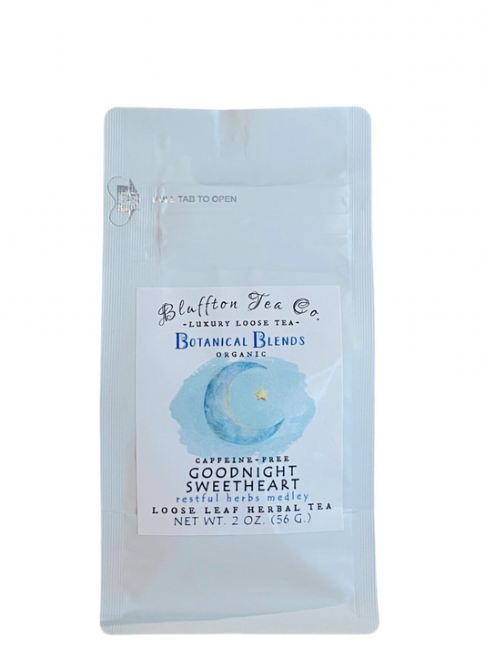 Bluffton Tea Co | Botanical Blends - Goodnight Sweetheart | Loose Leaf Tea | 2 oz.