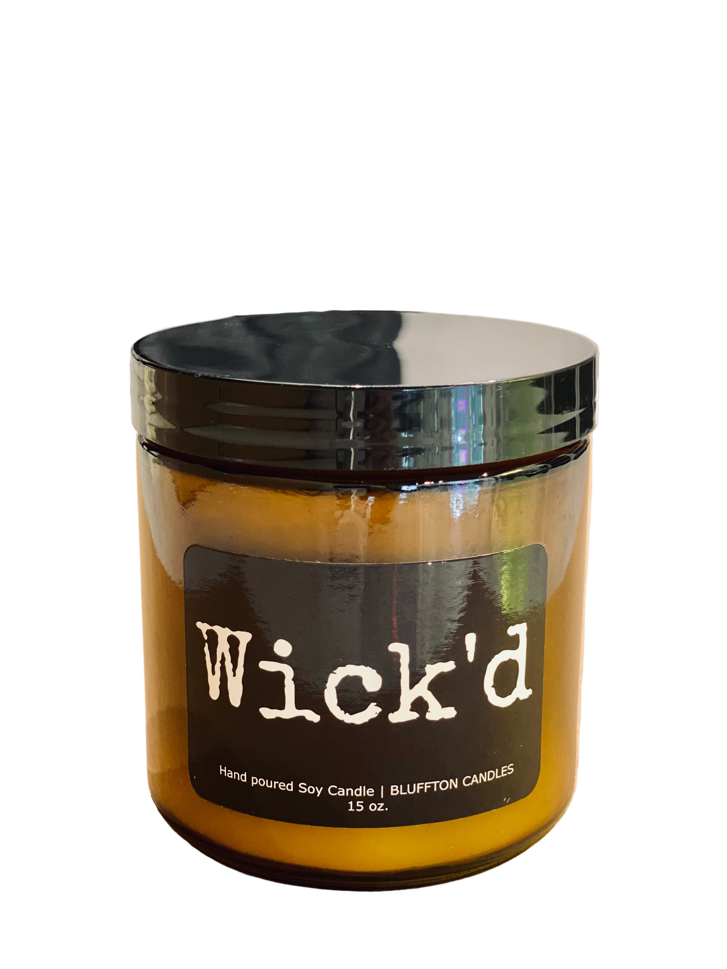 Wick'd | 2 wick Amber Glass | 15 oz.