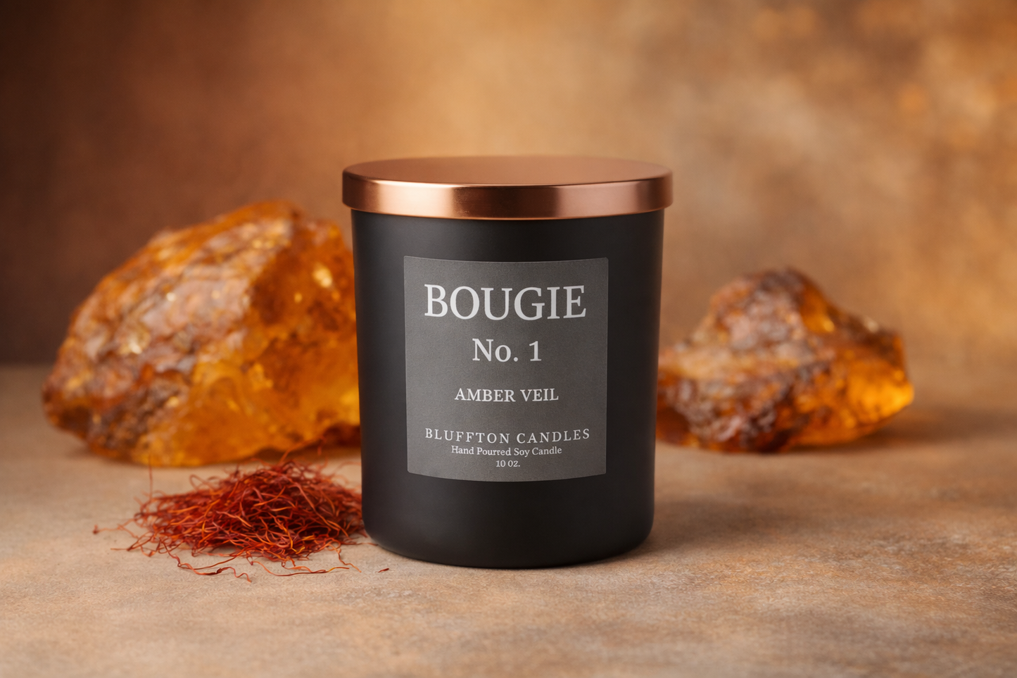 Bougie No. 1   AMBER VEIL  Inspired by iconic luxury perfumery