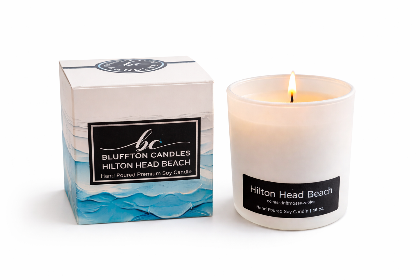 White Glass | Hilton Head Beach 10 oz.