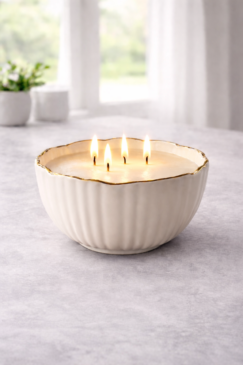 Limited Edition | Unique Vessel - Soy Candle 4 wick