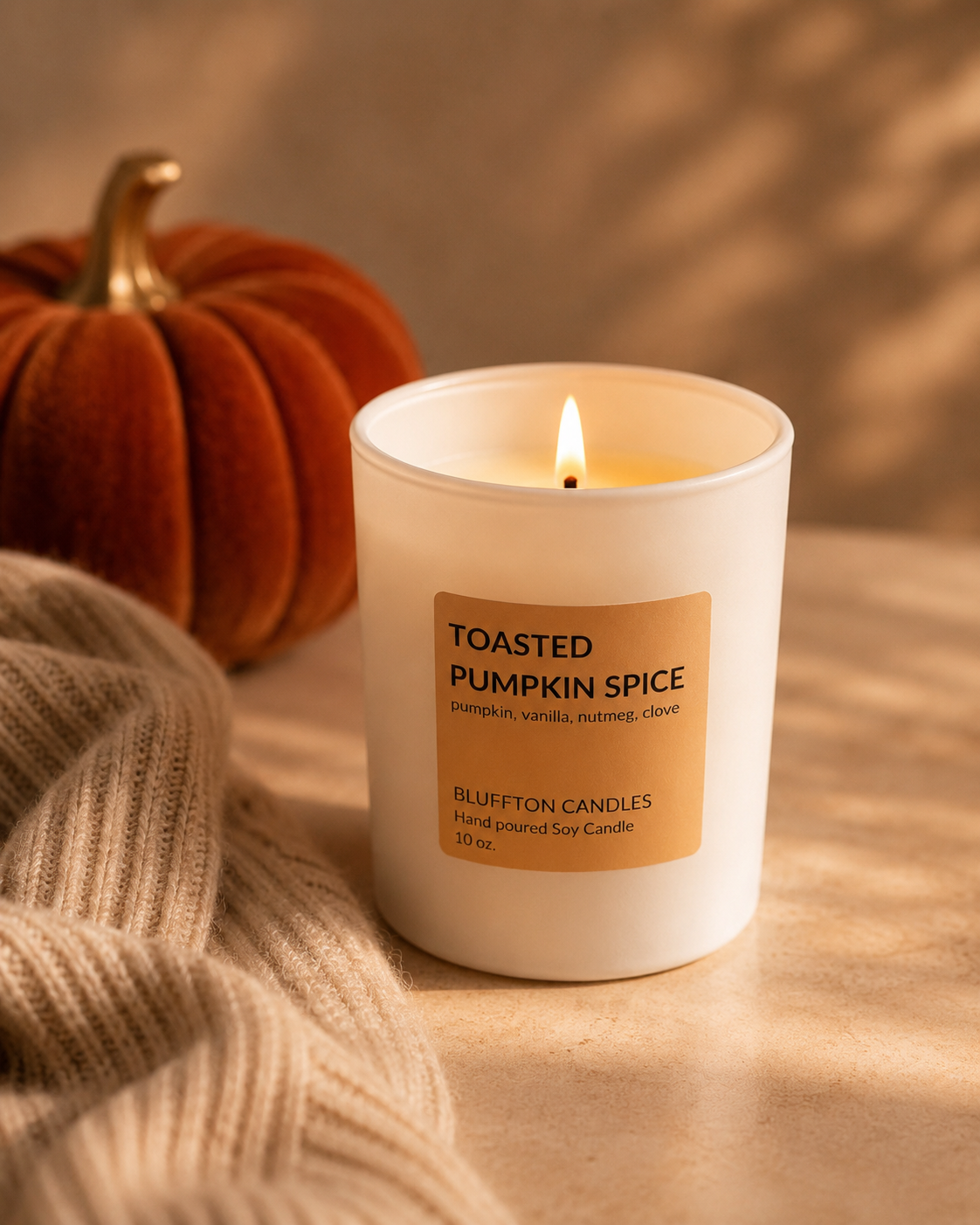 Toasted Pumpkin Spice Soy Candle |  10 oz.