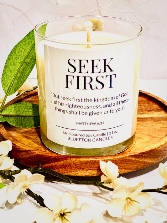Seek First | Rooted in Faith Candle Collection