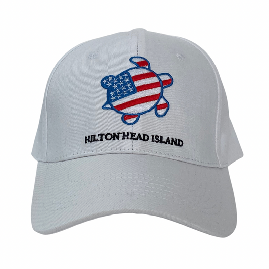 River Dog Shop Hat | Hilton Head Island | White