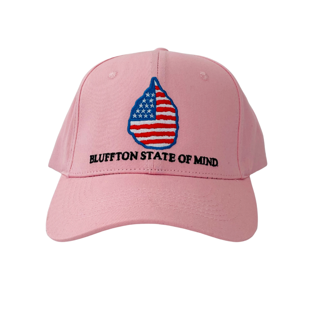 River Dog Shop Hat | Bluffton State Of Mind | Pink