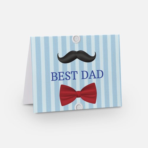 Note Card | Best Dad - Bluffton Candles
