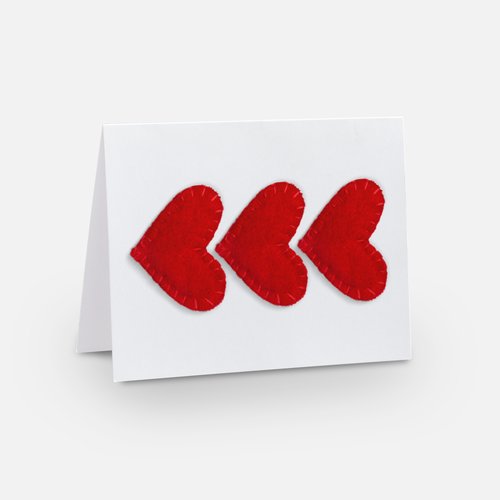 Note Card | Hearts - Bluffton Candles
