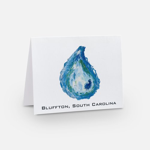 Note Card | Oyster - Bluffton Candles